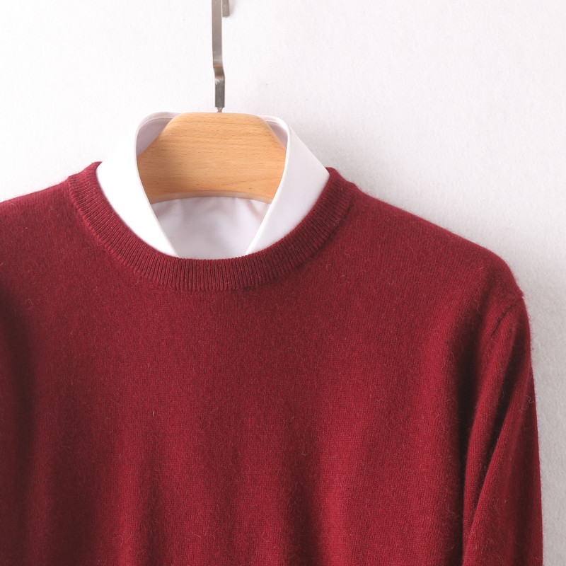 Ανδρικό πουλόβερ με μακριά μανίκια - δύο μοντέλα