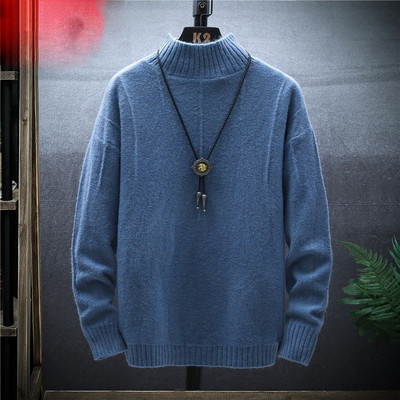 Muški moderan džemper s polo kragnom