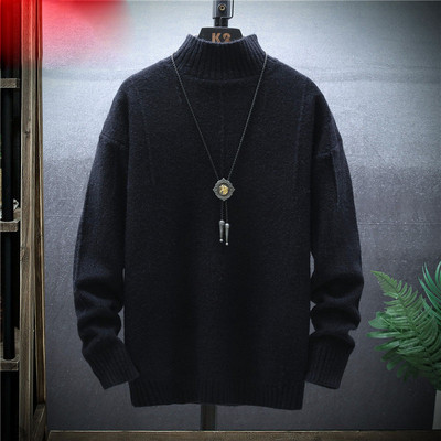 Muški moderan džemper s polo kragnom