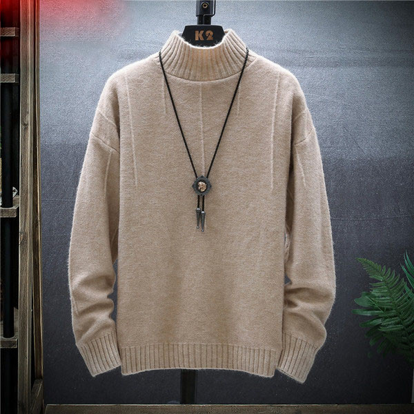 Muški moderan džemper s polo kragnom