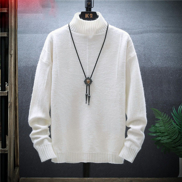 Muški moderan džemper s polo kragnom