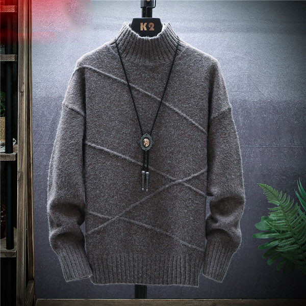 Alkalmi téli pulóver pólógallérral