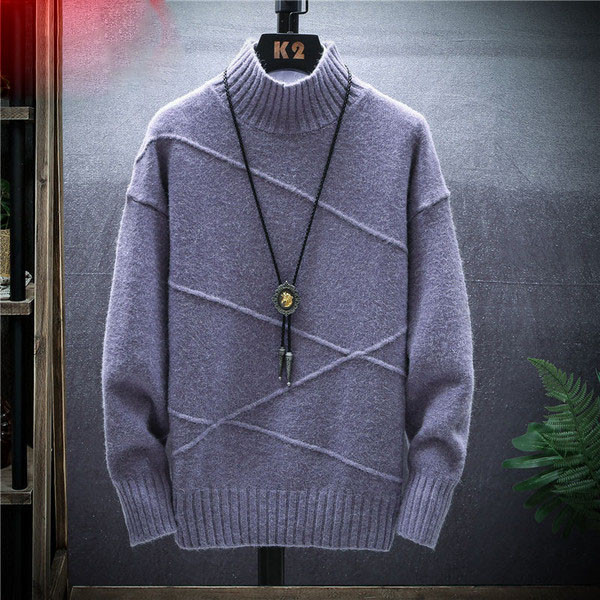 Alkalmi téli pulóver pólógallérral