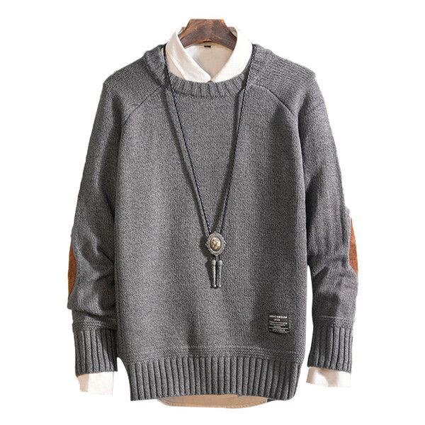 Férfi téli pulóver széles modell