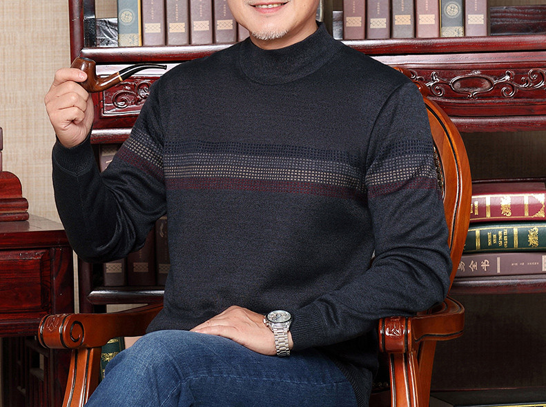 Téli férfi pulóver hosszú ujjal - többféle modell