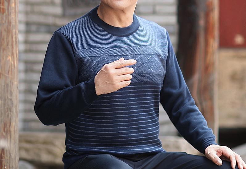 Téli férfi pulóver hosszú ujjal - többféle modell