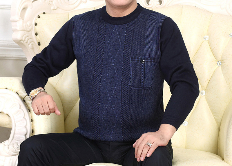 Téli férfi pulóver hosszú ujjal - többféle modell