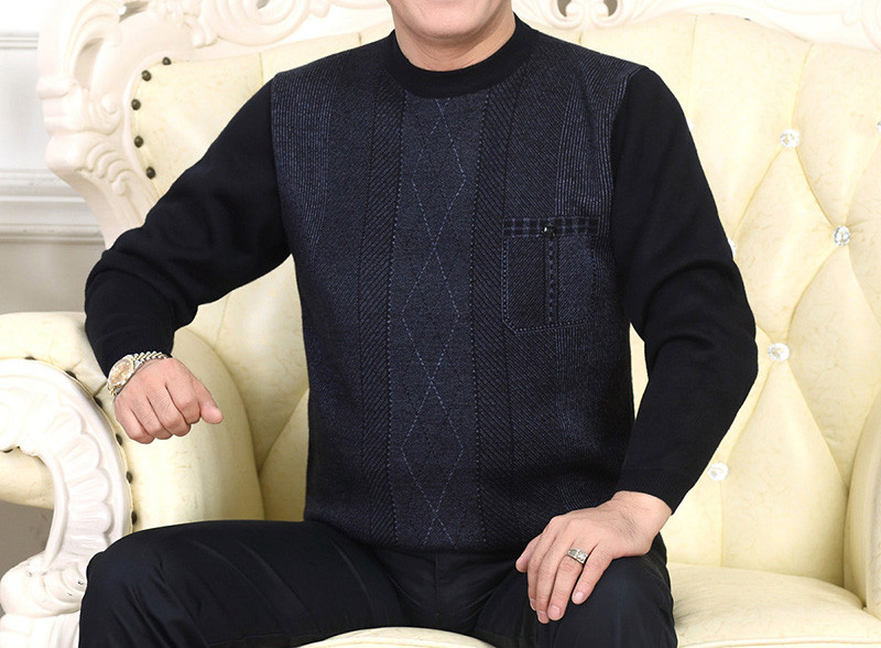 Téli férfi pulóver hosszú ujjal - többféle modell