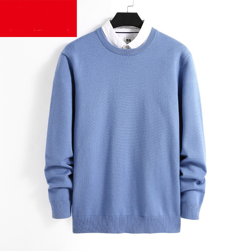 Kelių modelių žieminis vyriškas megztinis su ovalia iškirpte