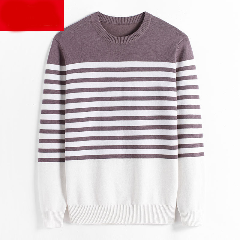 Kelių modelių žieminis vyriškas megztinis su ovalia iškirpte