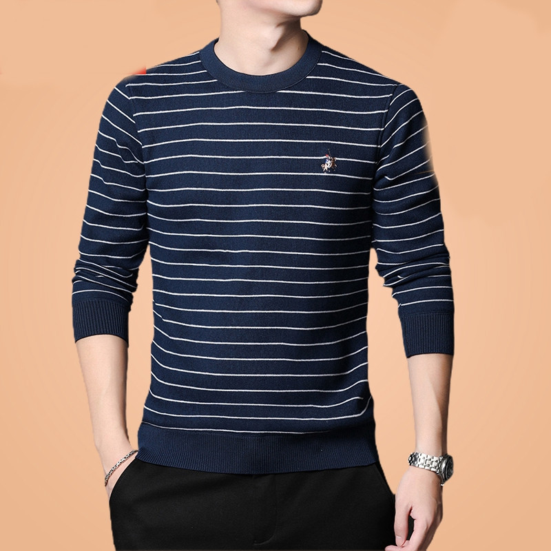 Ležeran muški pulover sa vezom - dva modela