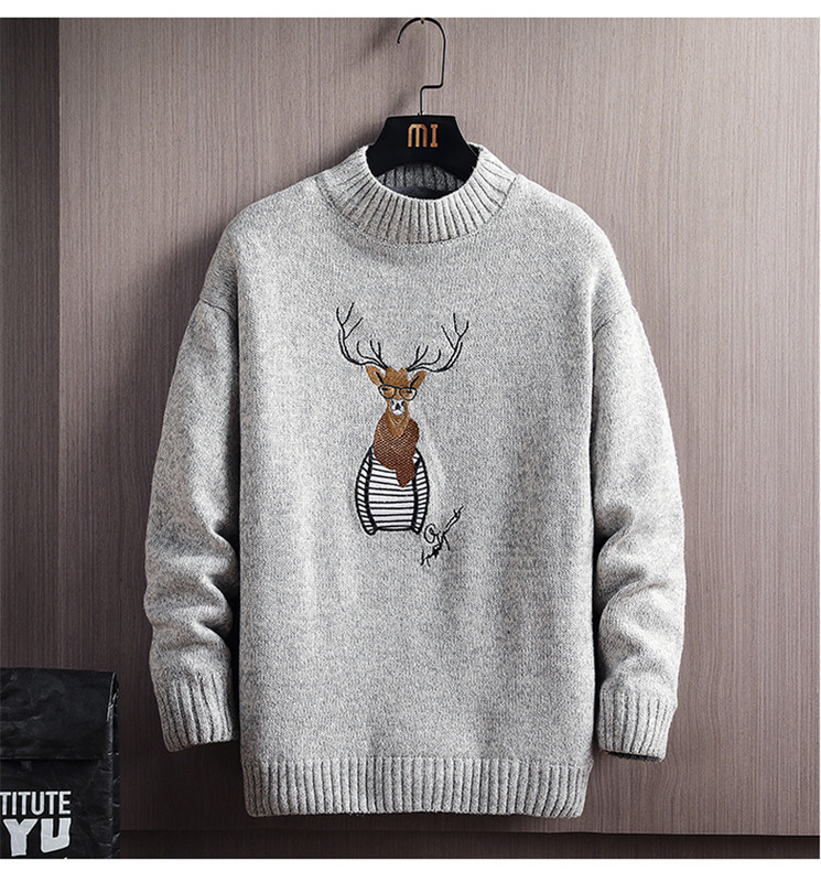 Debeli muški zimski džemper sa vezom - dva modela