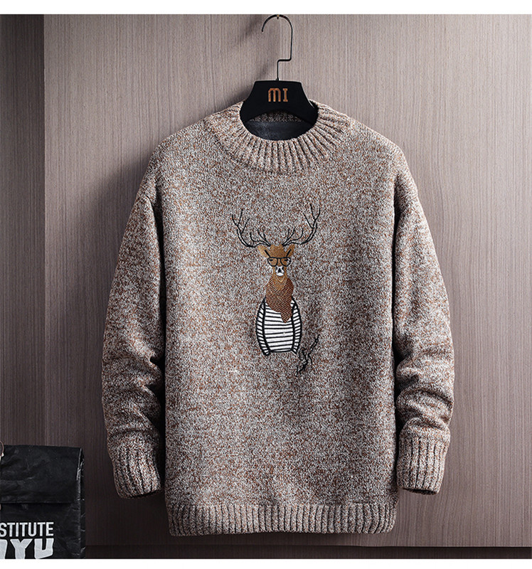 Debeli muški zimski džemper sa vezom - dva modela