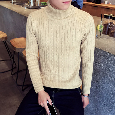 Zimski muški džemper s polo kragnom