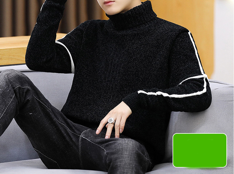 Férfi pulóver magas gallérral - több modell