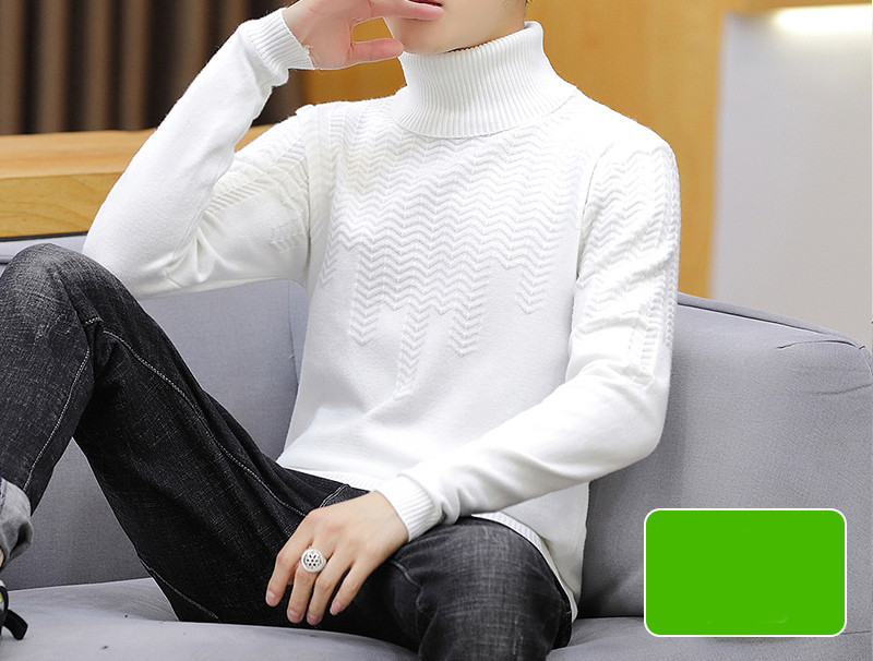 Férfi pulóver magas gallérral - több modell