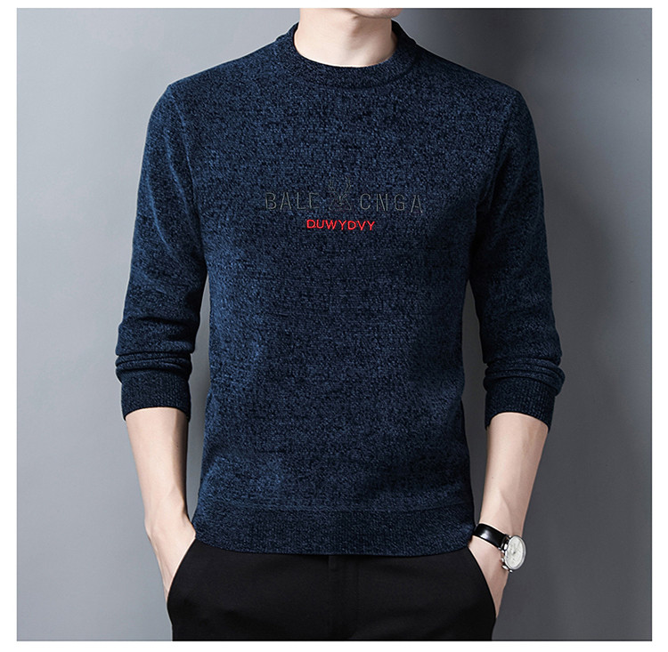 Férfi gyapjú pulóver hímzéssel - több modell