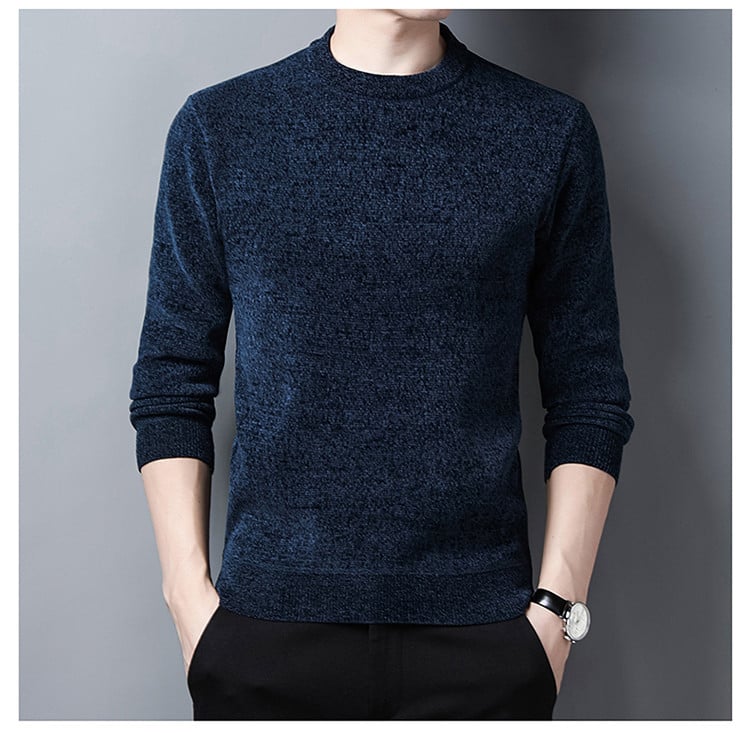 Férfi gyapjú pulóver hímzéssel - több modell