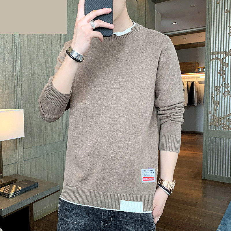 Kötött férfi pulóver - két modell