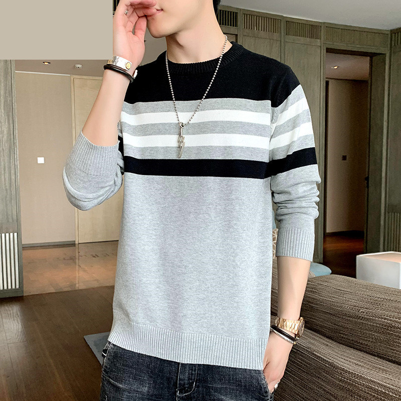 Kötött férfi pulóver - két modell