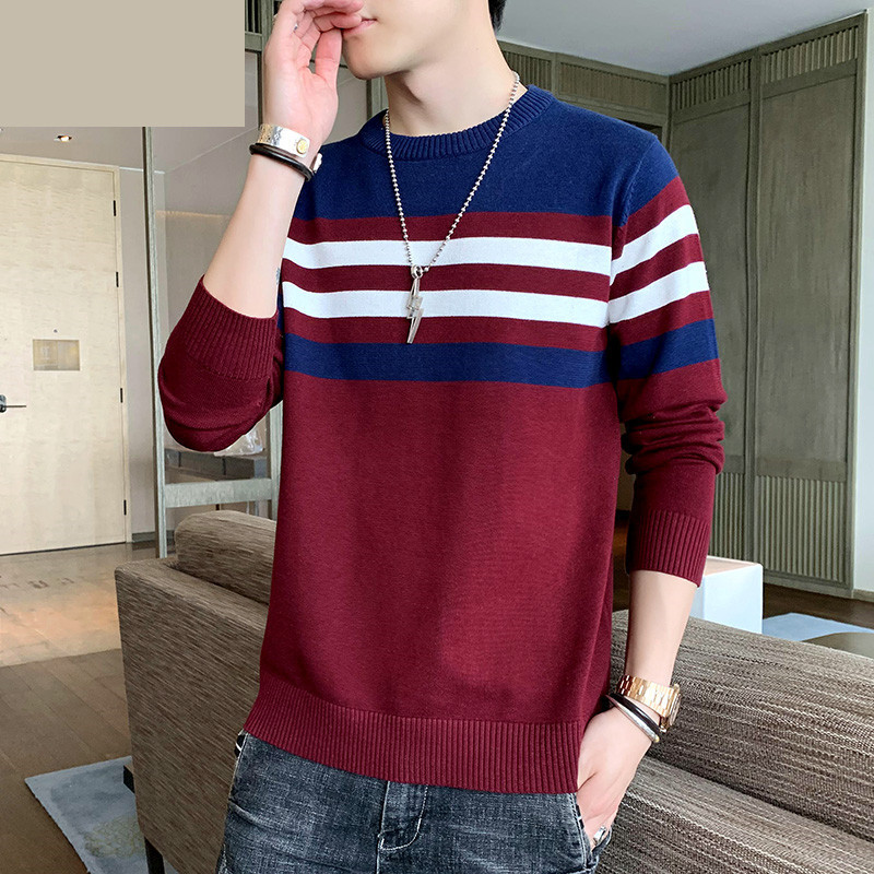 Kötött férfi pulóver - két modell