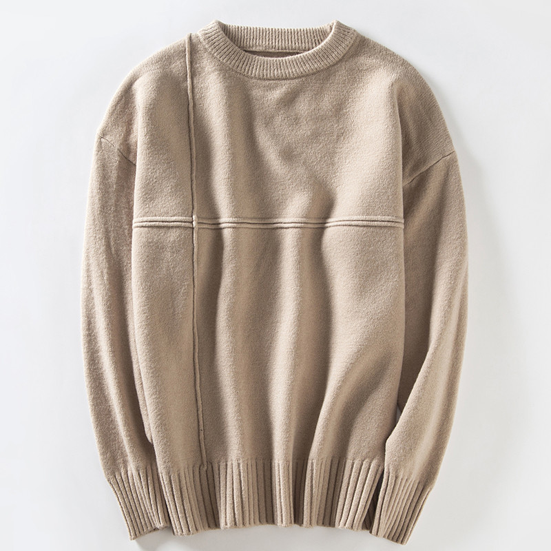 Meleg férfi egyszínű pulóver