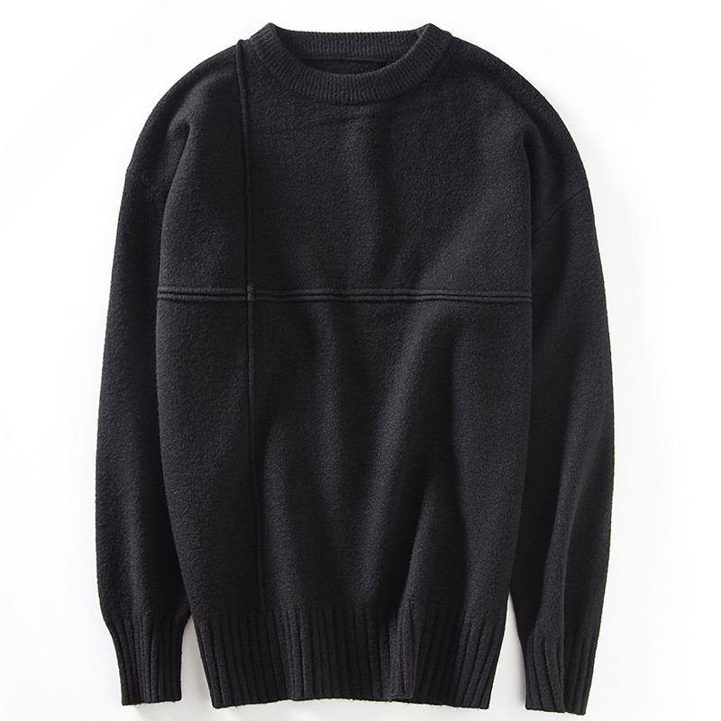 Meleg férfi egyszínű pulóver