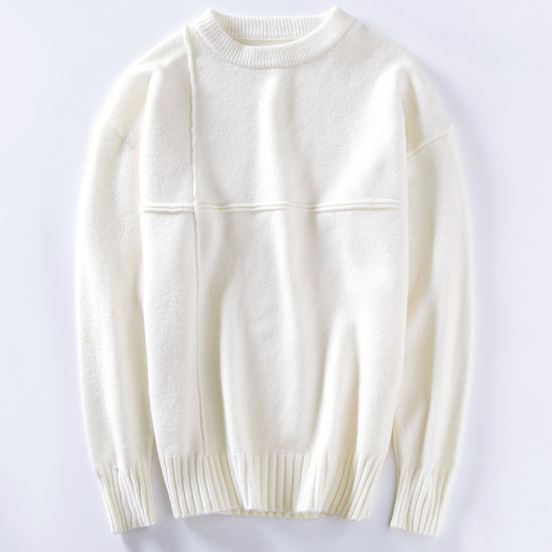 Meleg férfi egyszínű pulóver