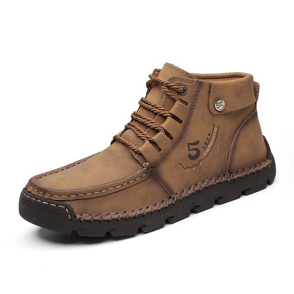 Muške zimske cipele sa vezicama - eko koža