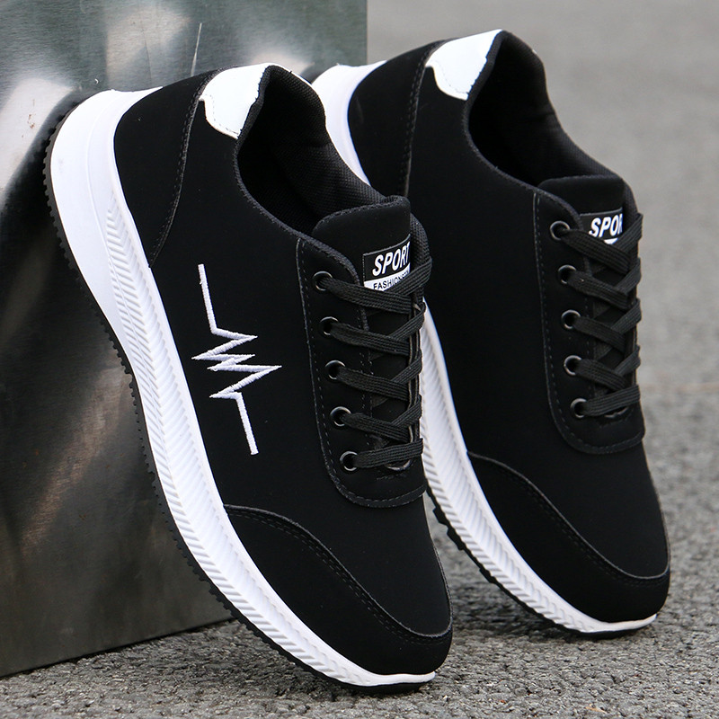 Férfi alkalmi téli cipő fűzővel és lapos talppal