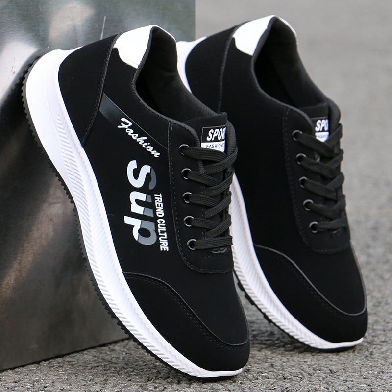 Férfi alkalmi téli cipő fűzővel és lapos talppal