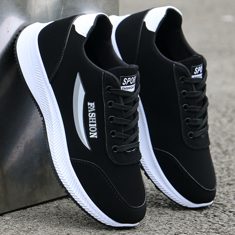 Férfi alkalmi téli cipő fűzővel és lapos talppal