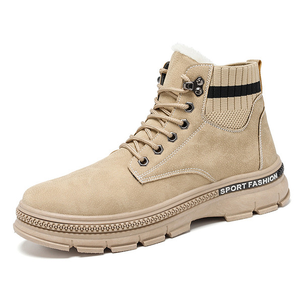 Muške zimske čizme s toplom postavom