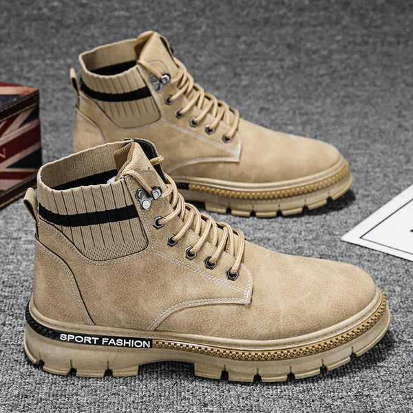 Öko velúrból készült őszi-téli csizma meleg béléssel vagy anélkül