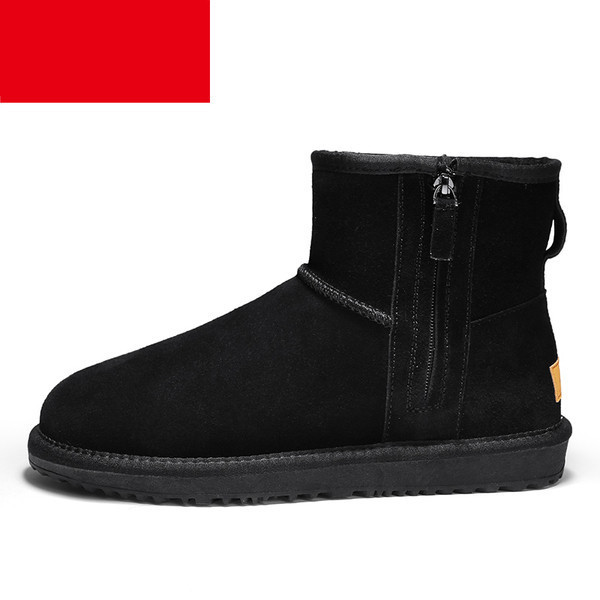 Férfi alkalmi cipő puha béléssel és cipzárral