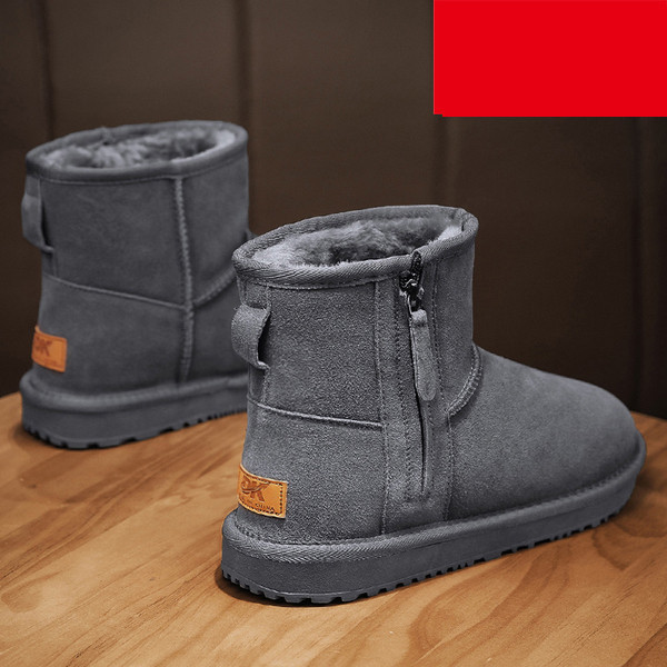 Férfi alkalmi cipő puha béléssel és cipzárral