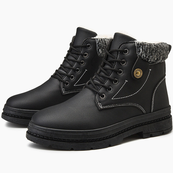 Férfi téli cipő meleg béléssel - két modell