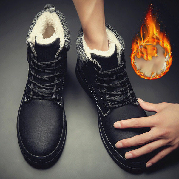 Férfi téli cipő meleg béléssel - két modell