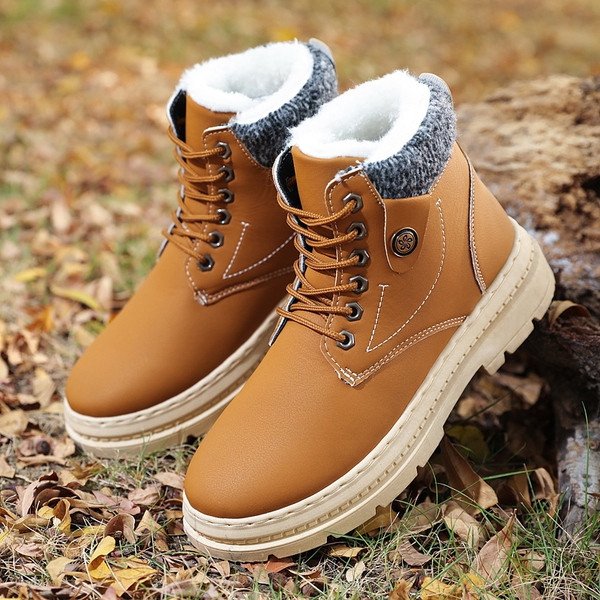 Ανδρικά παπούτσια χειμερινά  με κορδόνια - διάφορα μοντέλα