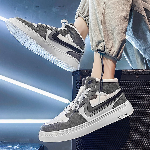 Ανδρικά casual παπούτσια με επίπεδη σόλα κατάλληλα για το χειμώνα