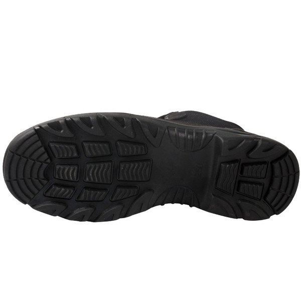 Férfi téli cipő fűzővel - fekete színben