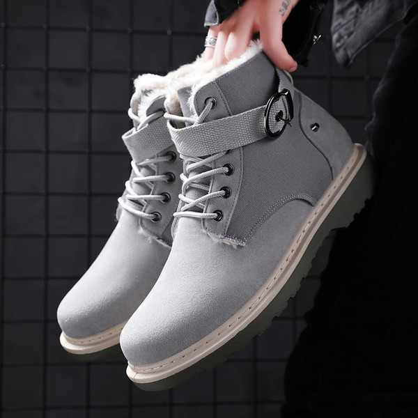 Ανδρικά χειμερινά παπούτσια με ζεστή επένδυση - διάφορα μοντέλα