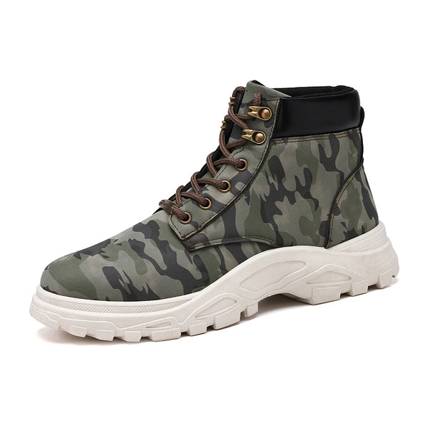 Terepmintás férfi csizma béléssel vagy anélkül