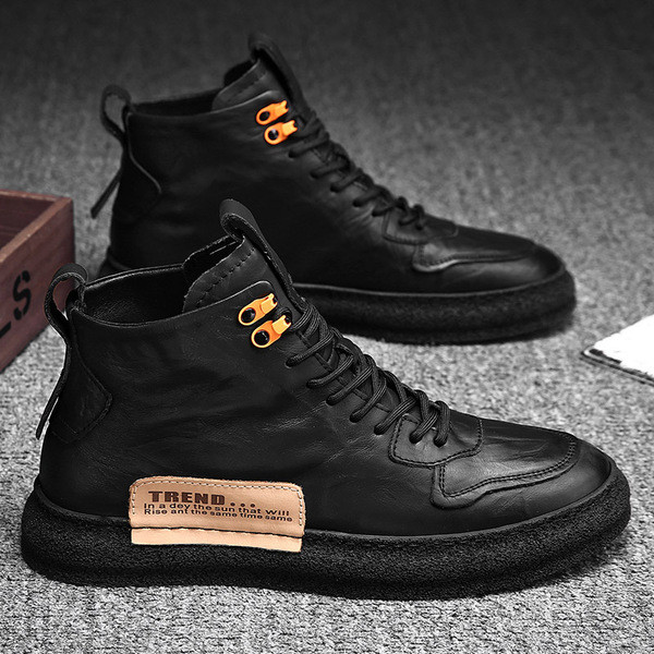 Muške kožne tenisice visoki model