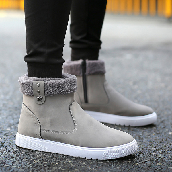 Zimske muške cipele s toplom postavom - nekoliko modela