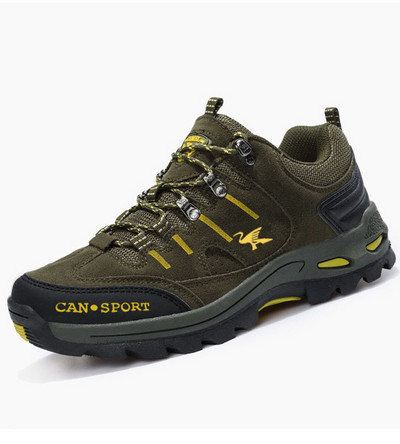 Ανδρικά χειμερινά παπούτσια με τραχιά σόλα και κέντημα