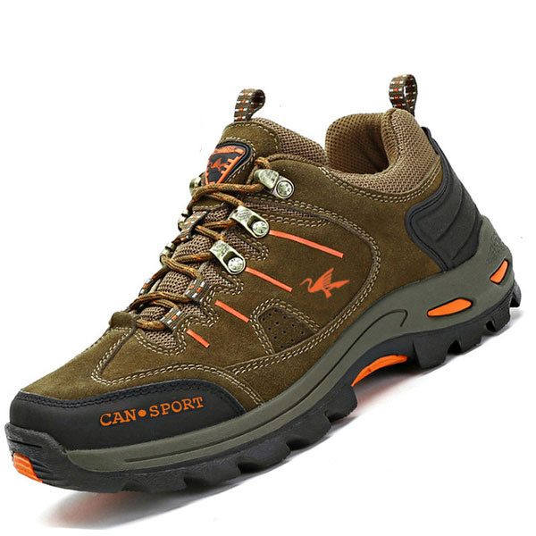 Ανδρικά χειμερινά παπούτσια με τραχιά σόλα και κέντημα