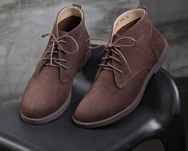 Formális férfi cipő műbőr fűzővel