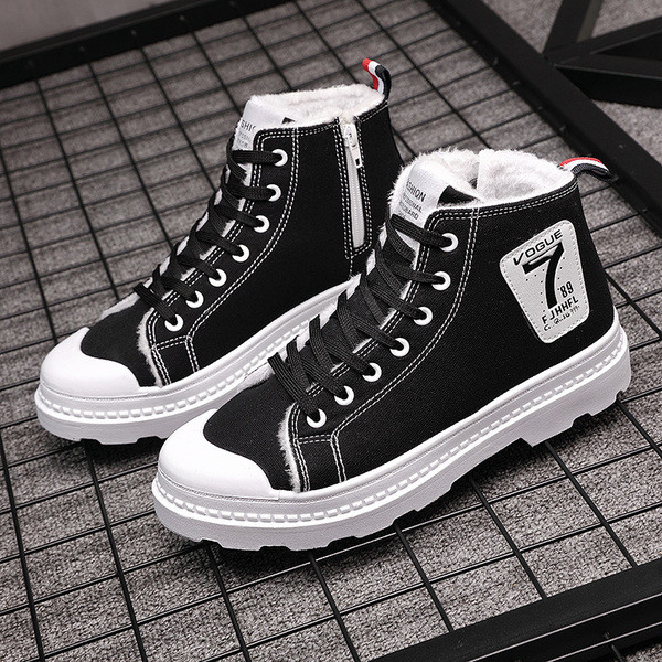 Ανδρικά παπούτσια χειμερινά με ζεστή επένδυση - δύο μοντέλα