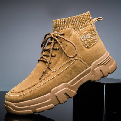 Téli férfi cipő - zokni típusú